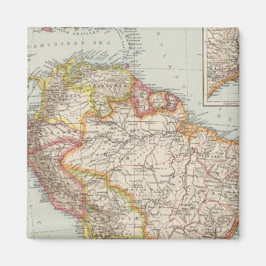 Zuid-Amerika 2 Magneet (Voorkant)