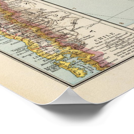 Zuid-Amerika 2 Poster (Hoek)