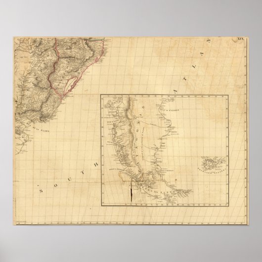 Zuid-Amerika 32 Poster (Voorkant)