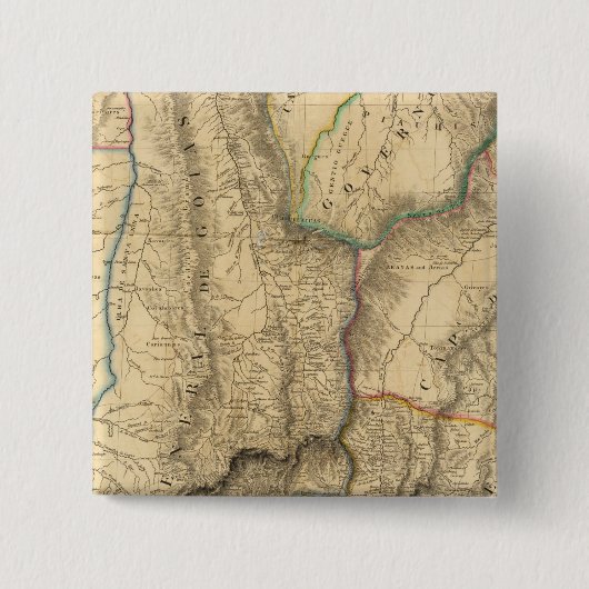 Zuid-Amerika 32 Vierkante Button 5,1 Cm (Voorkant)