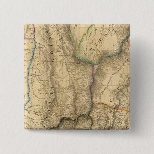 Zuid-Amerika 32 Vierkante Button 5,1 Cm