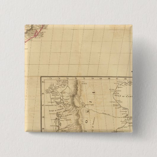 Zuid-Amerika 33 Vierkante Button 5,1 Cm (Voorkant)