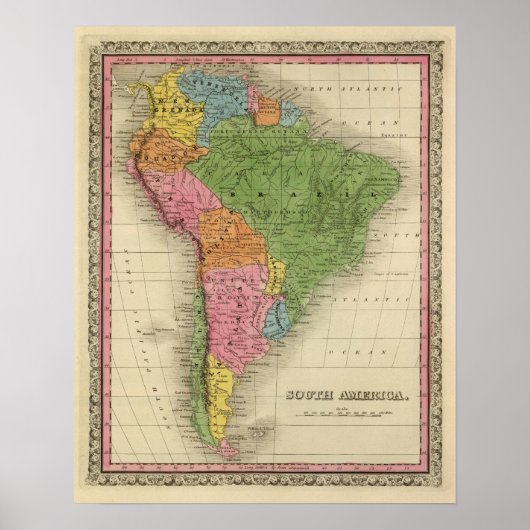 Zuid-Amerika 36 Poster (Voorkant)