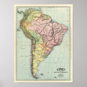 Zuid-Amerika 36 Poster