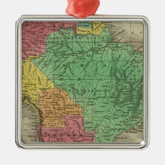 Zuid-Amerika 37 Metalen Ornament (Voorkant)
