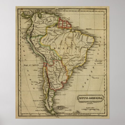 Zuid-Amerika 3 Poster (Voorkant)