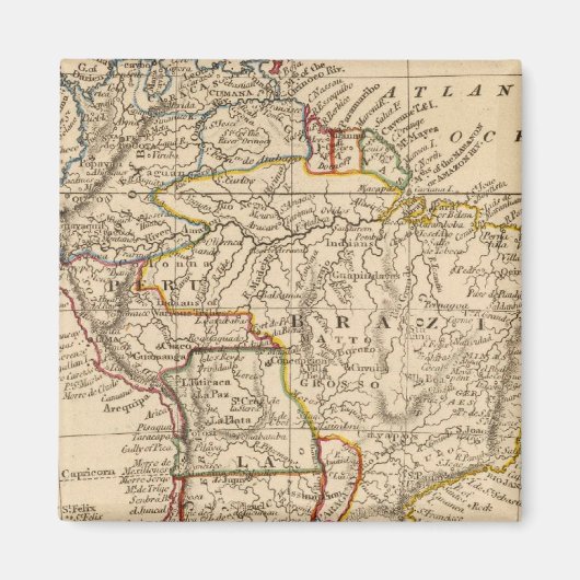 Zuid-Amerika 40 Magneet (Voorkant)