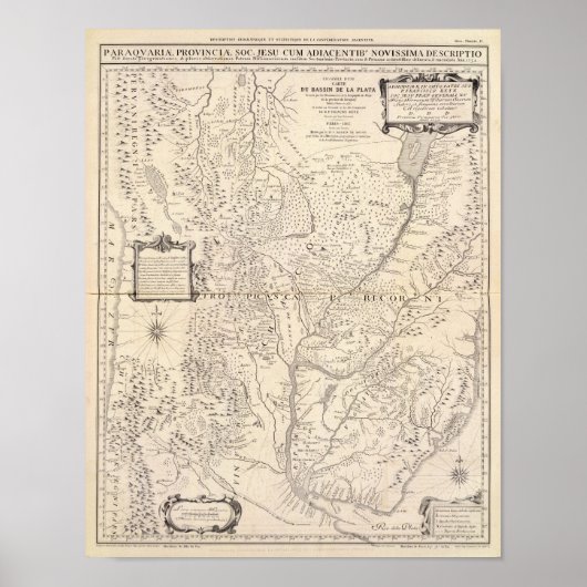 Zuid-Amerika 40 Poster (Voorkant)