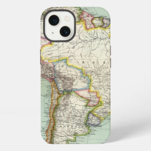 Zuid-Amerika 42 iPhone Hoesje (Achterkant)