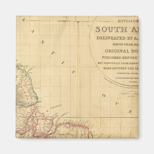 Zuid-Amerika 5 Magneet (Voorkant)