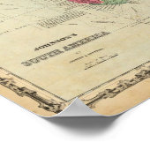 Zuid-Amerika 7 Poster (Hoek)