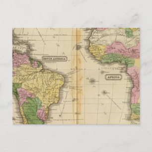 Zuid-Amerika, Afrika Briefkaart