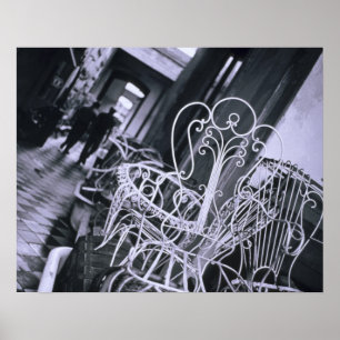 Zuid-Amerika, Argentinië, San Telno. Oude stoelen Poster