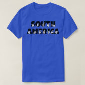 ZUID-AMERIKA ASL-gebarentaal ontwerp T-shirt (Design voorkant)