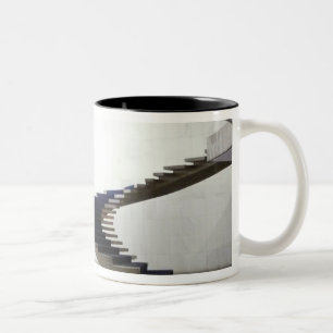 Zuid-Amerika, Brazilië, Brasilia. Interieur Tweekleurige Koffiemok