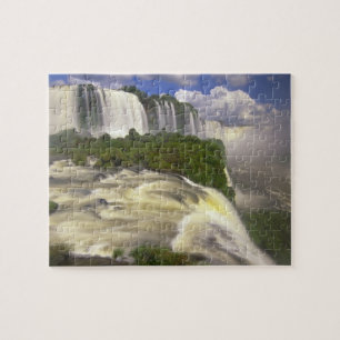 Zuid-Amerika, Brazilië, Igwacu-watervallen. Glorie Legpuzzel