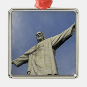 Zuid-Amerika, Brazilië, Rio de Janeiro. Christus 2 Metalen Ornament