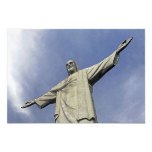Zuid-Amerika, Brazilië, Rio de Janeiro. Christus Foto Afdruk