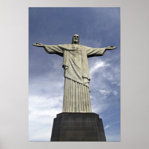 Zuid-Amerika, Brazilië, Rio de Janeiro. Christus Poster