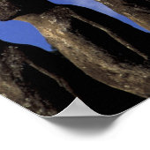 Zuid-Amerika, Chili, Paaseiland, Ahu Akiri. Poster (Hoek)