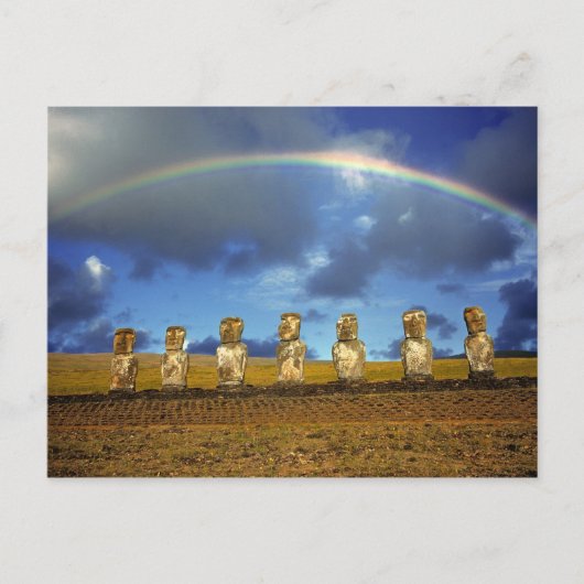 Zuid-Amerika, Chili, Paaseiland. De volledige Briefkaart (Voorkant)