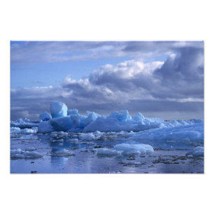 Zuid-Amerika, Chili, San Rafael Lagoon NP. Foto Afdruk