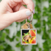 Zuid-Amerika, Ecuador, Amazone. Boomkikker Sleutelhanger (Hand)