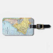 ZUID-AMERIKA: KAART, c1890 Bagagelabel (Voorkant horizontaal)