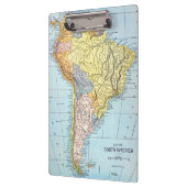 ZUID-AMERIKA: KAART, c1890 Klembord (Links)