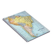 ZUID-AMERIKA: KAART, c1890 Notitieboek (Rechterzijde)