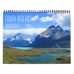 Zuid-Amerika landschappen 2027 (met locaties) Kalender