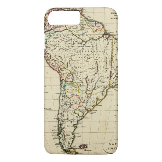 Zuid-Amerika met grenzen Case-Mate iPhone Case (Achterkant)