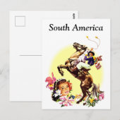 Zuid-Amerika, oud briefkaart (Voorkant / Achterkant)