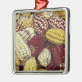 Zuid-Amerika, Peru Corn, Maïs Metalen Ornament (Links)