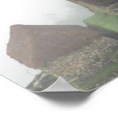 Zuid-Amerika Peru Macchu Picchu Poster (Hoek)