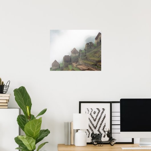 Zuid-Amerika Peru Macchu Picchu Poster (Thuiskantoor)