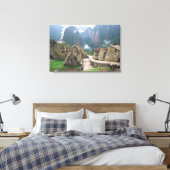 Zuid-Amerika, Peru, Machu Picchu Canvas Afdruk (Insitu (Slaapkamer))