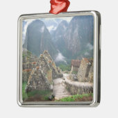 Zuid-Amerika, Peru, Machu Picchu Metalen Ornament (Links)