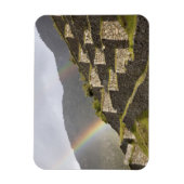 Zuid-Amerika, Peru, Machu Picchu. Rainbogen over Magneet (Verticaal)