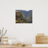 Zuid-Amerika, Peru, Machu Picchu. Steenruïne Poster (Keuken)