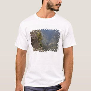 Zuid-Amerika, Peru, Machu Picchu. Steenruïne T-shirt