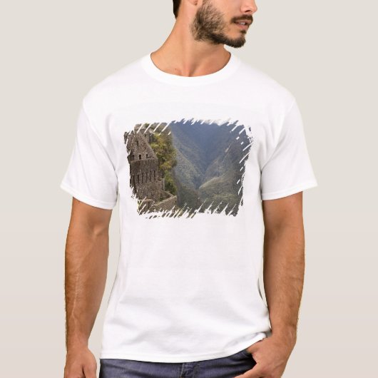 Zuid-Amerika, Peru, Machu Picchu. Steenruïne T-shirt (Voorkant)