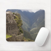 Zuid-Amerika, Peru, Machu Picchu. Stenen ruïnes Muismat (Met muis)