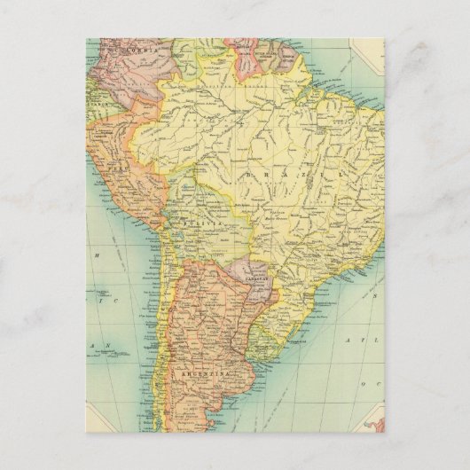 Zuid-Amerika politiek Briefkaart (Voorkant)