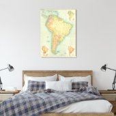Zuid-Amerika politiek Canvas Afdruk (Insitu (Slaapkamer))