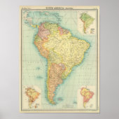 Zuid-Amerika politiek Poster (Voorkant)