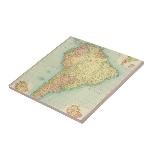 Zuid-Amerika politiek Tegeltje (Zijkant)