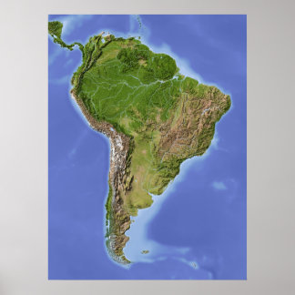 Zuid-Amerika Poster