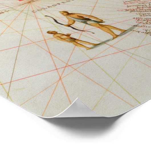 Zuid-Amerika Poster (Hoek)