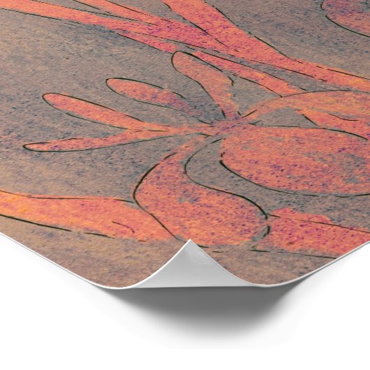 Zuid-Amerika Poster (Hoek)